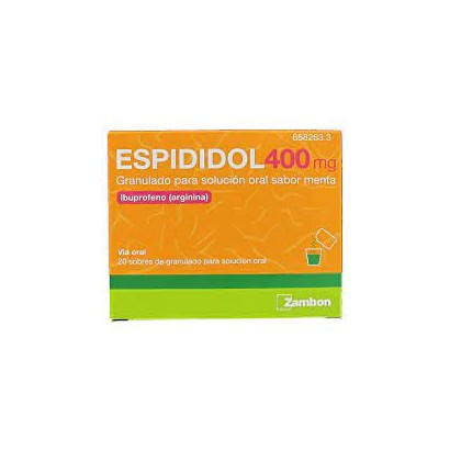 ESPIDIDOL MENTA 400 MG 20...