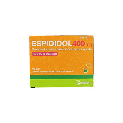 ESPIDIDOL MENTA 400 MG 20...