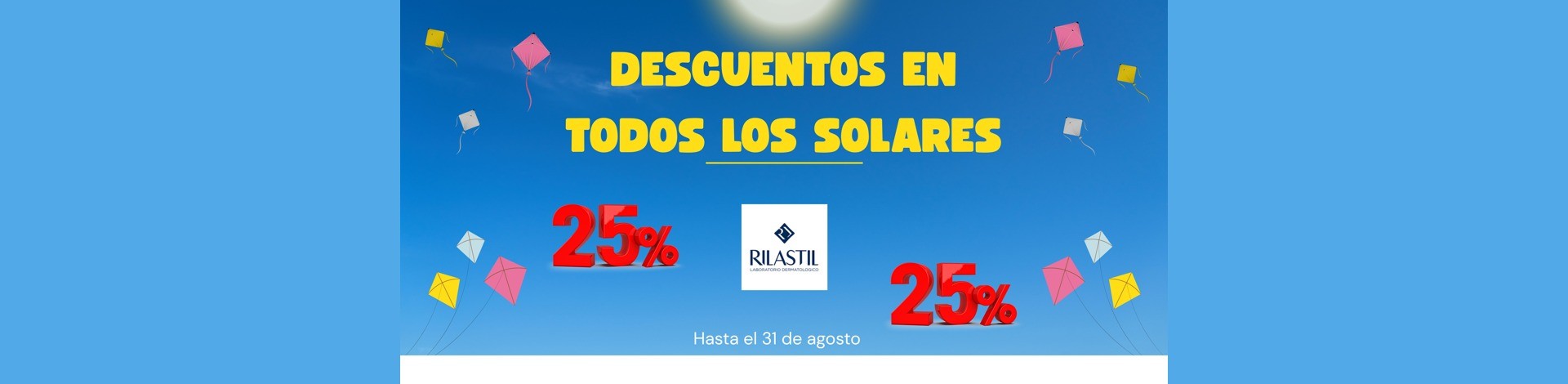 Solares Rilastil 25% descuento